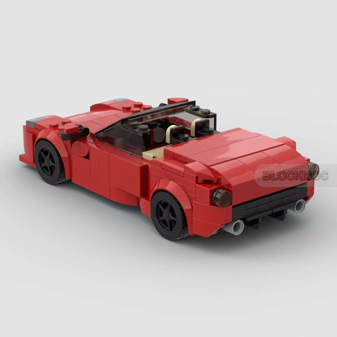 MOC California Speed Champions Sports Cars Building Blocks Bricks Set Kids Toys Gifts for Boys & Girls