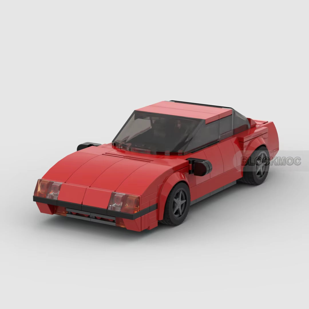 MOC Ferraried F400 Racing Sports Car Vehicle Speed Champion Racer Building Blocks Brick Creative Garage Toys for Boys Gifts