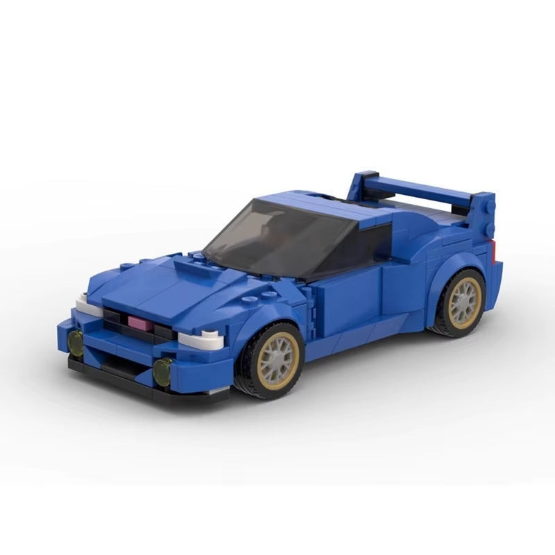 MOC 22B Sti Speed Champions Sports Cars Building Blocks Bricks Set Kids Toys Gifts for Boys & Girls