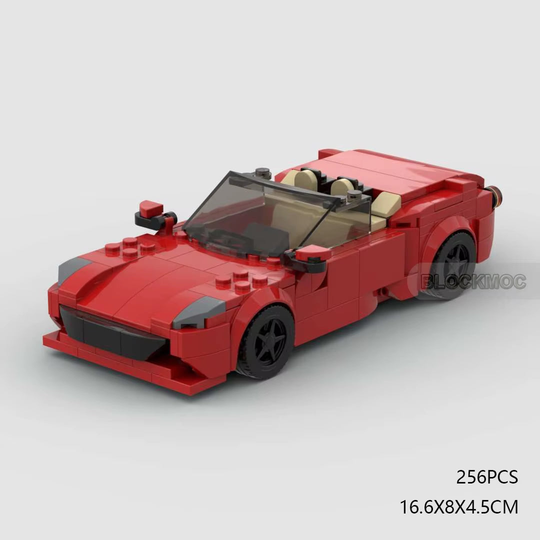 MOC California Speed Champions Sports Cars Building Blocks Bricks Set Kids Toys Gifts for Boys & Girls