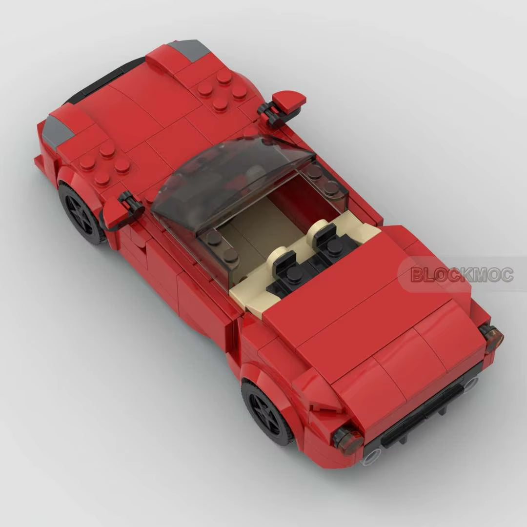 MOC California Speed Champions Sports Cars Building Blocks Bricks Set Kids Toys Gifts for Boys & Girls