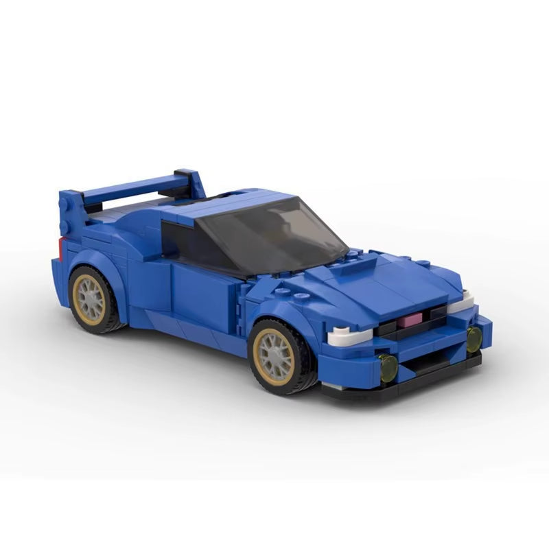 MOC 22B Sti Speed Champions Sports Cars Building Blocks Bricks Set Kids Toys Gifts for Boys & Girls