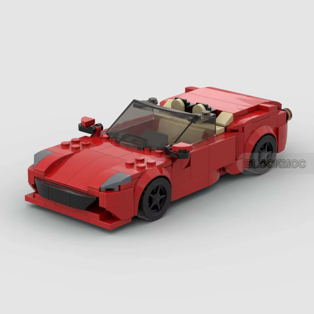 MOC California Speed Champions Sports Cars Building Blocks Bricks Set Kids Toys Gifts for Boys & Girls