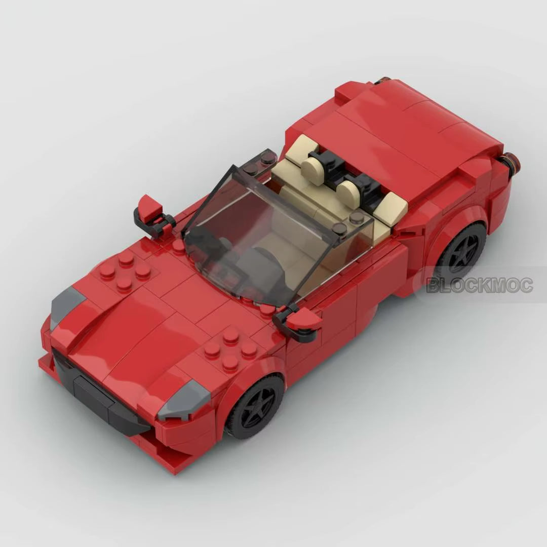 MOC California Speed Champions Sports Cars Building Blocks Bricks Set Kids Toys Gifts for Boys & Girls