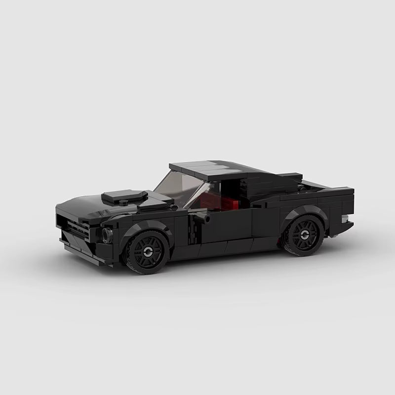 MOC Bricks Mustang Car Racing Model Speed Champions Super Race F1 Classical Vehicle Technical Building Block Toys City Gift