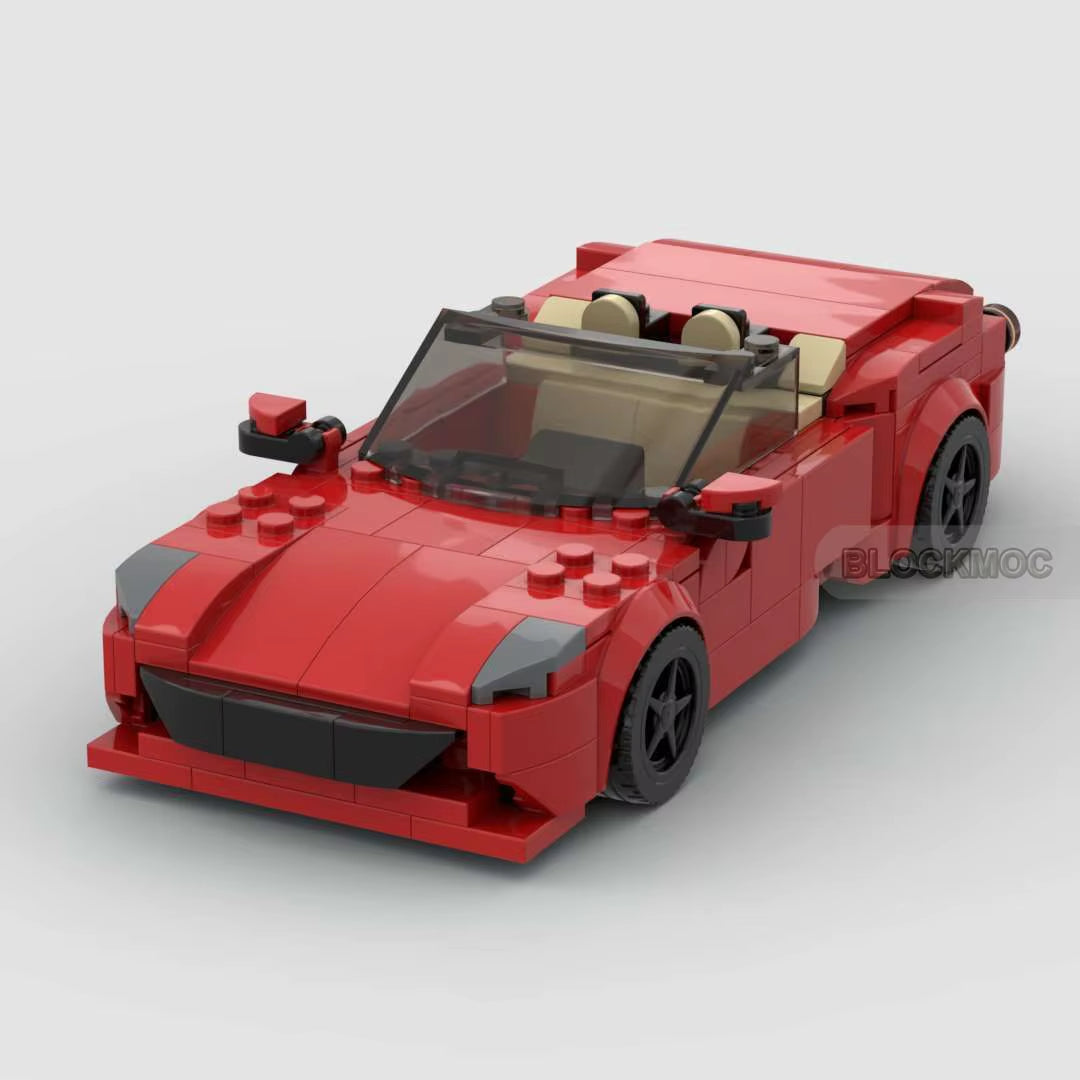 MOC California Speed Champions Sports Cars Building Blocks Bricks Set Kids Toys Gifts for Boys & Girls