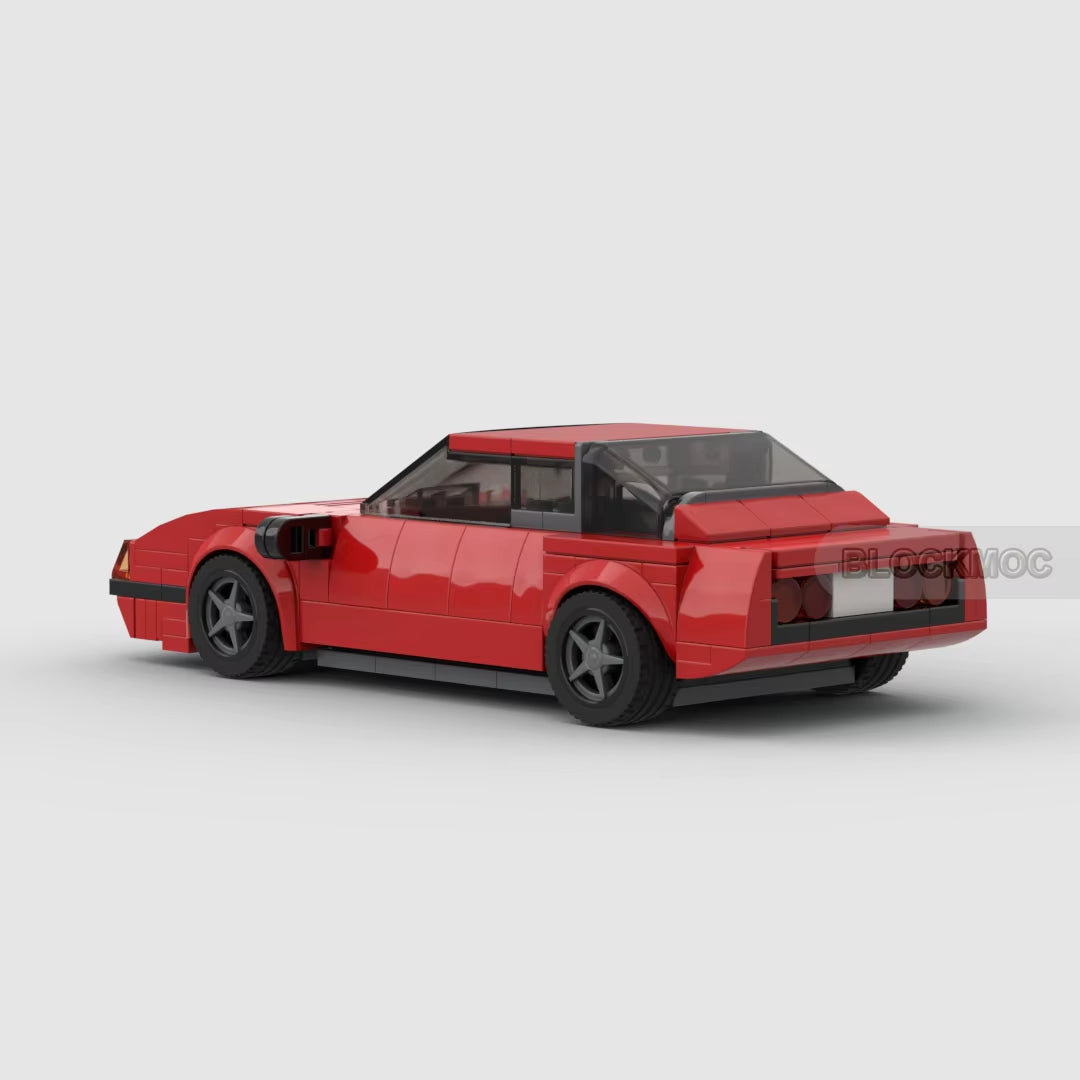 MOC Ferraried F400 Racing Sports Car Vehicle Speed Champion Racer Building Blocks Brick Creative Garage Toys for Boys Gifts