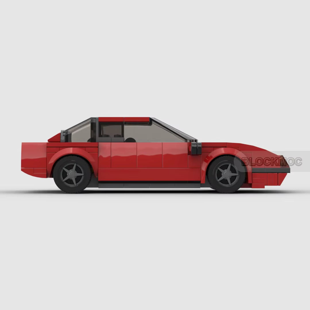 MOC Ferraried F400 Racing Sports Car Vehicle Speed Champion Racer Building Blocks Brick Creative Garage Toys for Boys Gifts