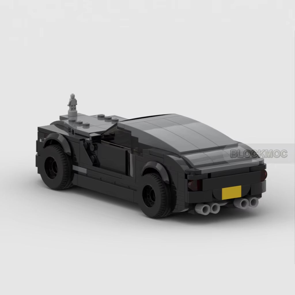 MOC Phantom Racing Car Speed Champion Racer Building Blocks Brick Creative Garage Toys for Boys Gifts