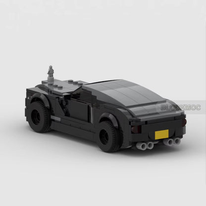 MOC Phantom Racing Car Speed Champion Racer Building Blocks Brick Creative Garage Toys for Boys Gifts