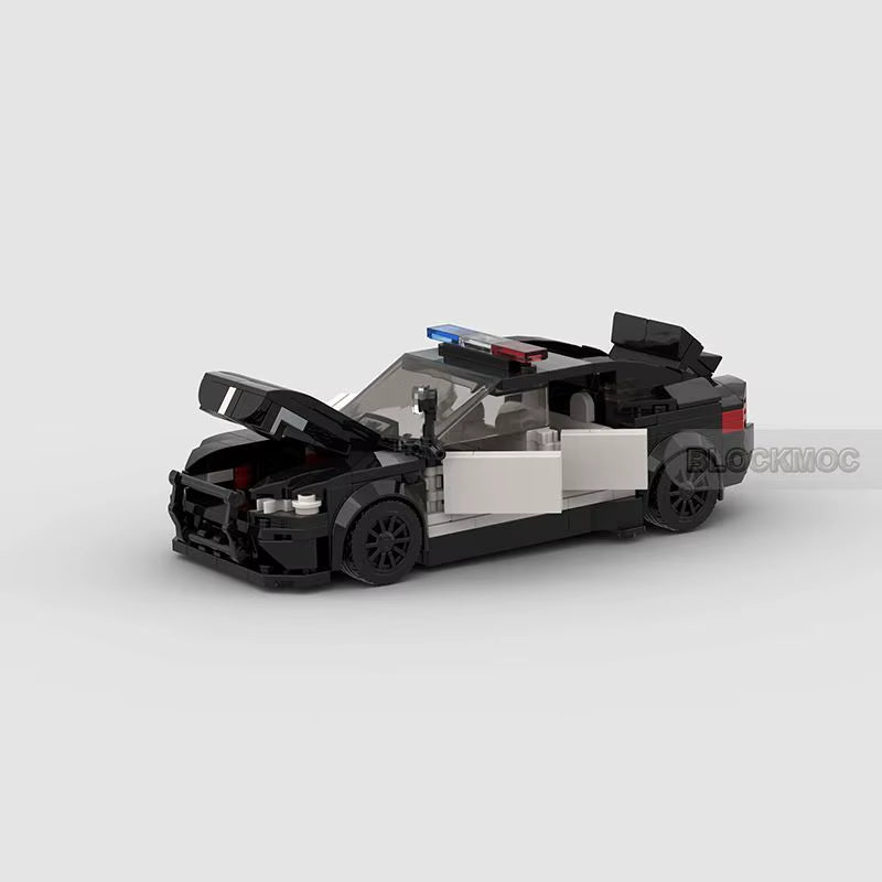 MOC Bricks M5 City Vehicle Speed Champions SWAT Police Cars Patrol Sets Racing Model Building Blocks Technique Kid Toys Boy Gift
