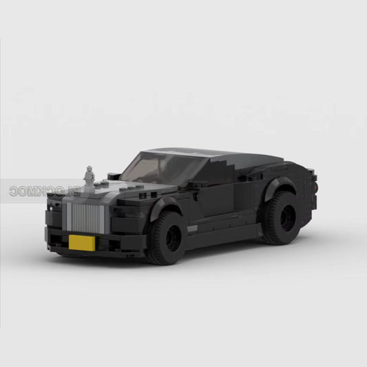 MOC Phantom Racing Car Speed Champion Racer Building Blocks Brick Creative Garage Toys for Boys Gifts