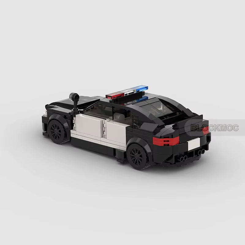 MOC Bricks M5 City Vehicle Speed Champions SWAT Police Cars Patrol Sets Racing Model Building Blocks Technique Kid Toys Boy Gift