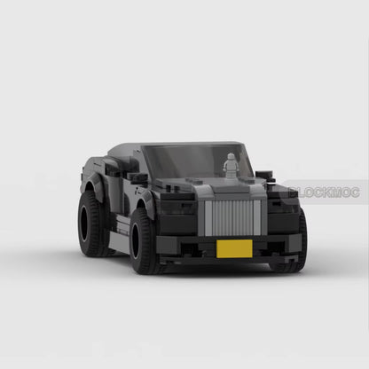 MOC Phantom Racing Car Speed Champion Racer Building Blocks Brick Creative Garage Toys for Boys Gifts