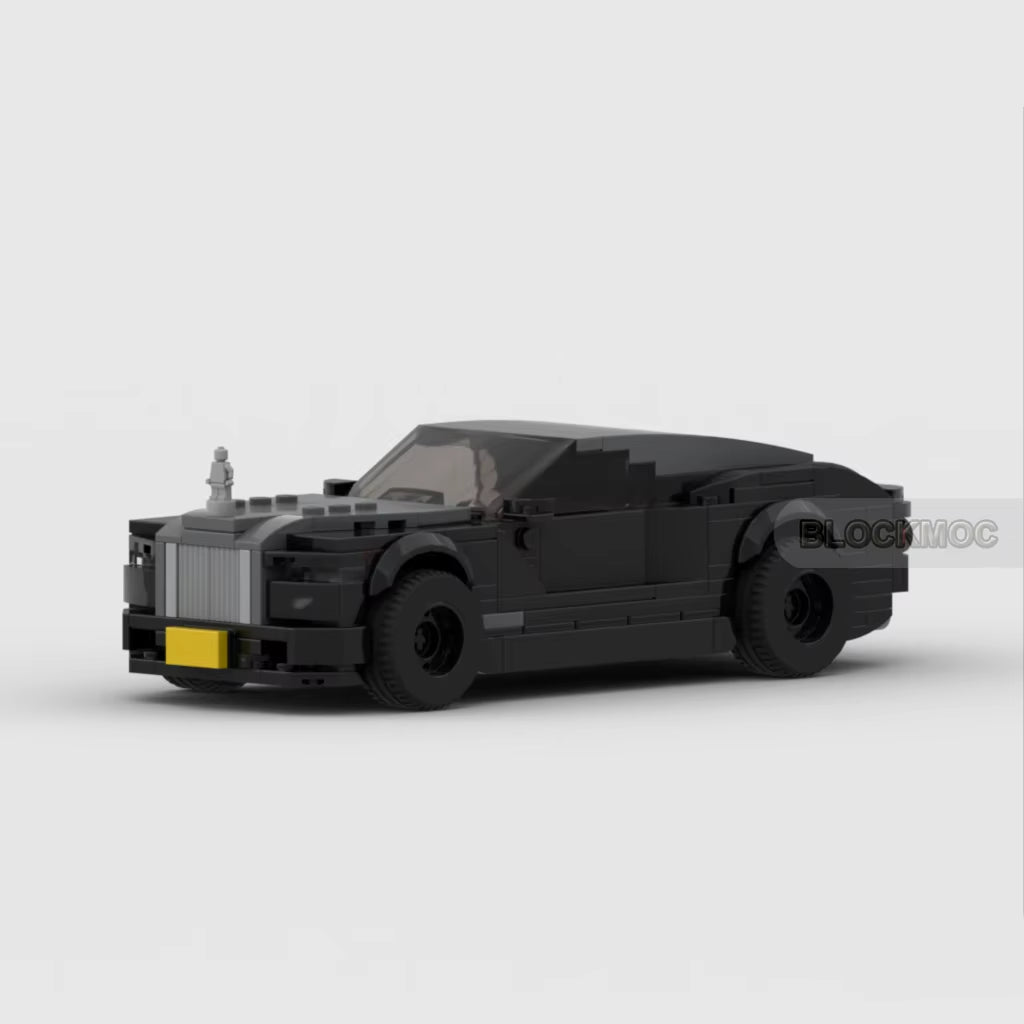 MOC Phantom Racing Car Speed Champion Racer Building Blocks Brick Creative Garage Toys for Boys Gifts