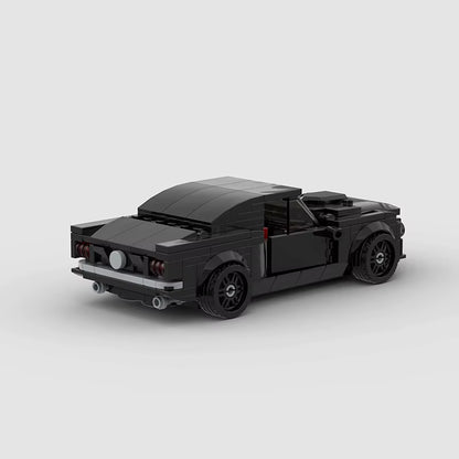 MOC Bricks Mustang Car Racing Model Speed Champions Super Race F1 Classical Vehicle Technical Building Block Toys City Gift