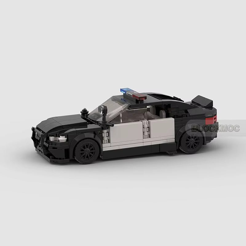 MOC Bricks M5 City Vehicle Speed Champions SWAT Police Cars Patrol Sets Racing Model Building Blocks Technique Kid Toys Boy Gift