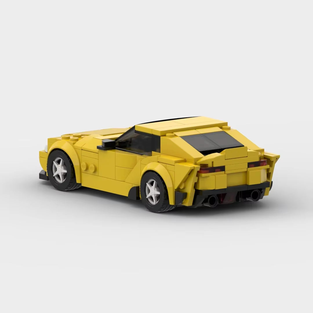 2024 New Products MOC Bricks Supra GR Racing Car Supercar Racer Champion Building Blocks Vehicle Creative Toys Children'S Gifts