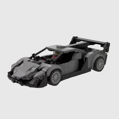 MOC Bricks Lamboed Veneno Vehicle Racing Sports Car Speed Champion Racer Building Blocks Creative Garage Toys for Boys and Girls